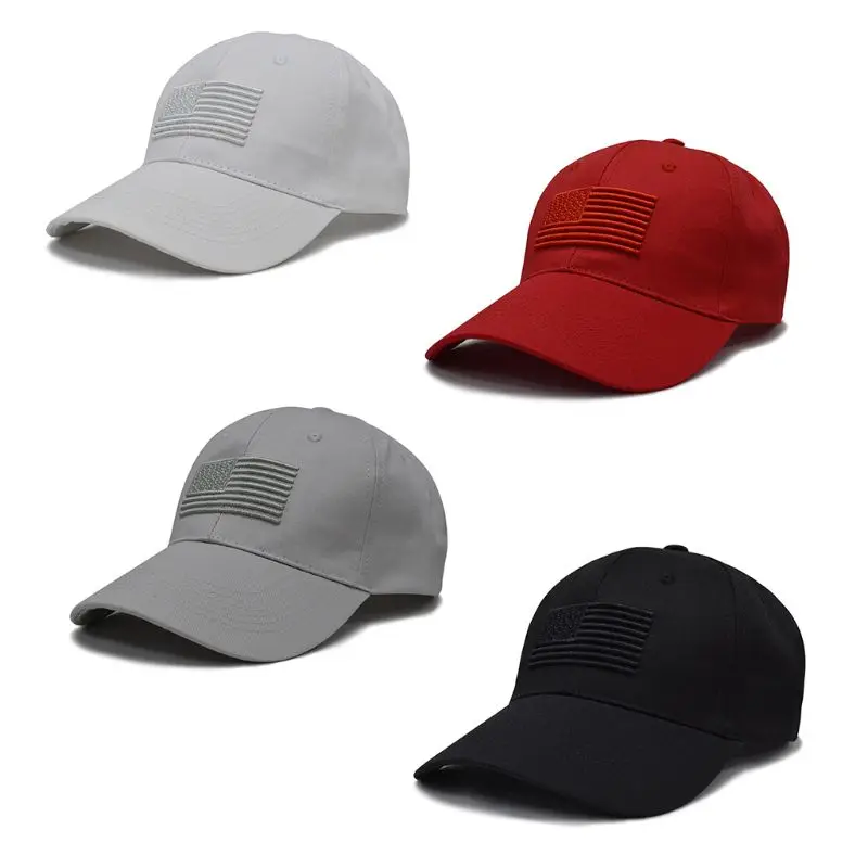 

Cotton USA Flag Baseball Hat Men Women Snapback Dad Hat Bone Outdoor Casual Golf Hat