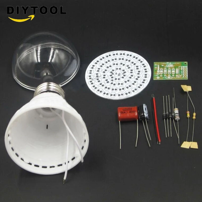 

60 LEDs Energy-Saving Lamps Suite without LED DIY Kits