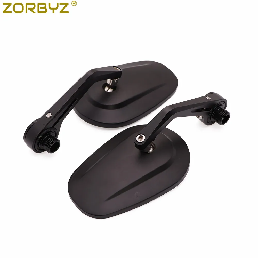 Черные овальные боковые зеркала ZORBYZ для руля Benelli Leoncino 500 502c 752s BN600 BN300|Боковые и