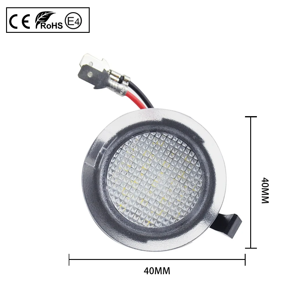 2 шт. CANbus Led под боковым зеркалом лужа светильник Модуль для Ford F150 Flex Edge Explorer aurus