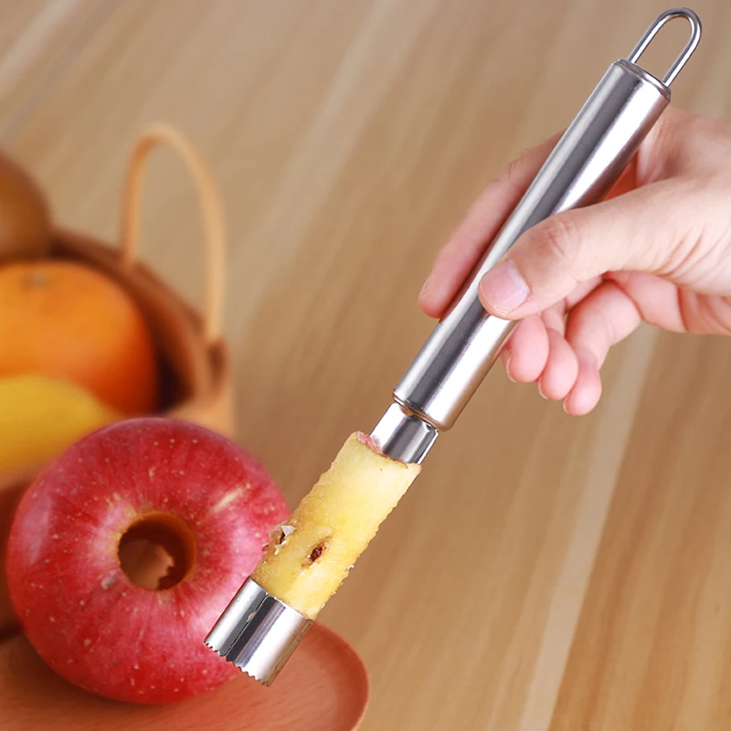 Нож для удаления сердцевины яблока из нержавеющей стали, нож для удаления сердцевины яблока груши, нож для удаления сердцевины яблока, инструменты для приготовления фруктов, кухонные гаджеты