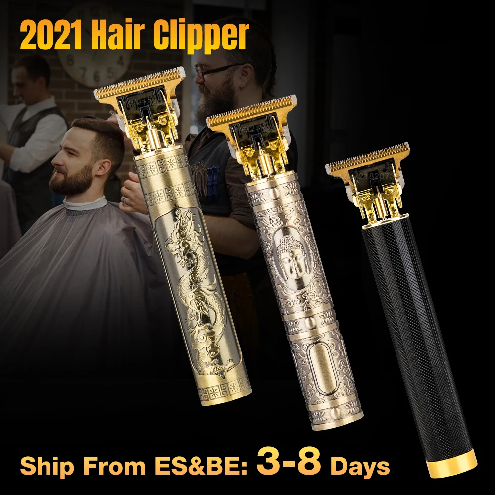 Cortadora de pelo profesional para hombre, maquinilla eléctrica para cortar el pelo Máquina para cortar Cabello, Afeitadora eléctrica para peluquero, 2021