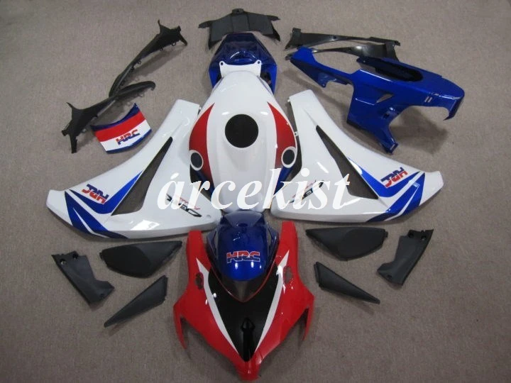 4 подарки ABS литья под давлением Обтекатели подходит для CBR1000RR 08 09 10 11 2008-2011 капот кузова набор на заказ белый серебристый