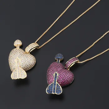 

Pendant Necklace for Women Gold Plated Brass Chain Necklace Fashion Jewelry