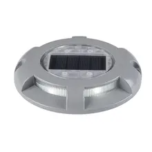 ICOCO практичный алюминиевый светодиодный светильник на солнечной батарее для улицы, дорожка для подъездной дорожки, наземный светильник, естественная зарядка от солнца