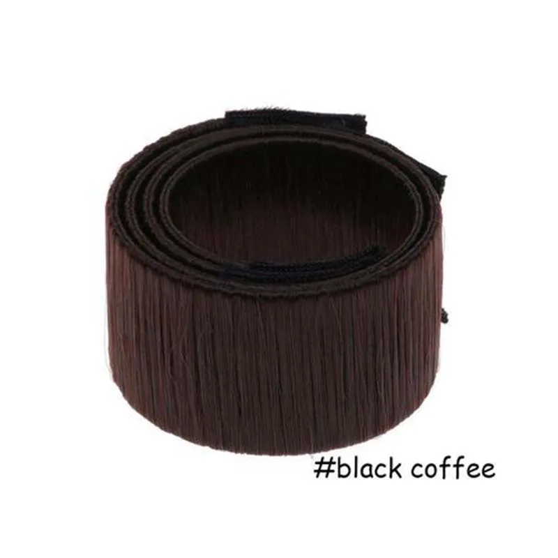 Black Coffee Модная французская оплетка для укладки волос инструменты для самостоятельной сборки парик пончик повязка на голову для девочек Волшебная заколка для волос для плетения волос для женщин аксессуары для волос - Цвет: Black Coffee