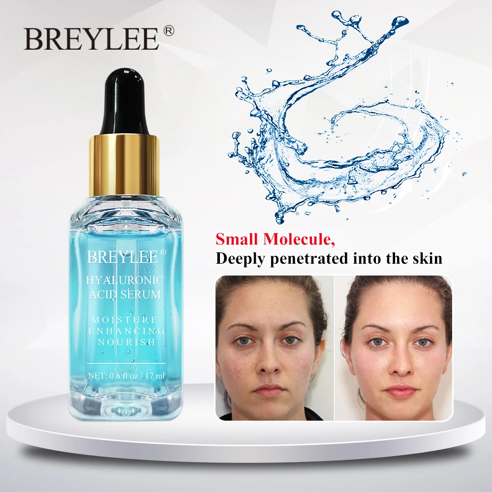 

BREYLEE Hyaluronic Acid Face Serum Hydrating Facial Essence Anti Aging Reparing Moisturizing Acne Treatment Whitening Skin Care