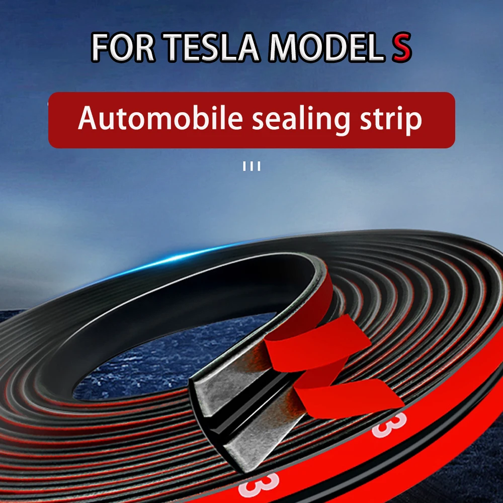 Automobile Rubber Soundproof Sealing Strip For Tesla Model S Car