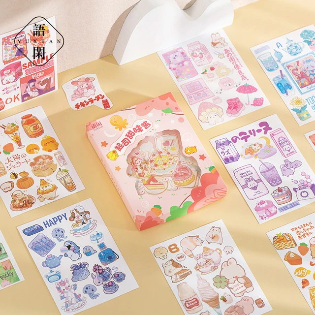 Cute Japanese Stickers Kawaii  Japanese Stickers Stationery - 50pcs Cute  Kawaii - Aliexpress