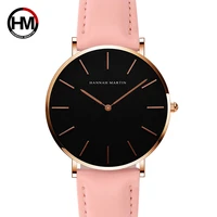 Fashion Ms Watch With Leather Strap Business Brand Pink White Ladies Watch Bracelet Waterproof Watch Ladies Orologio da donna 1