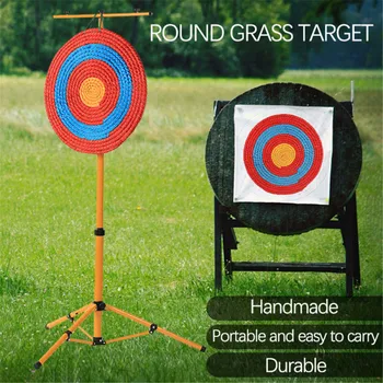 

50 Cm Compound Bow Recurve Bow Shooting Target Grass Target Archery Straw Target Bow Arrows Shooting Aiming Practice Target