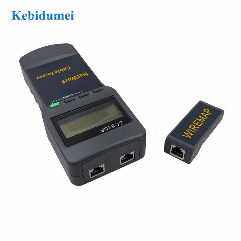 Портативный Многофункциональный сетевой тестер Kebidumei SC8108 с ЖК дисплеем|Сетевые