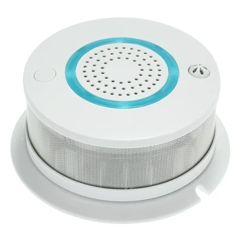 

Smart WIFI Fire Smoke Temperature Sensor Wireless Alarm Detector APP Control for Home Security System