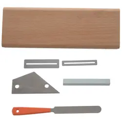 Guitar Fret Crowning File Leveling Tool With Crowning Luthier File Hard Maple Iron Narrow Dual Cutting Edge Tool