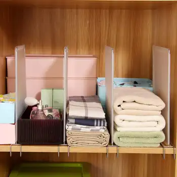 

Wardrobe partition board partition storage bar vertical nail free cabinet cabinet underwear MJ61210