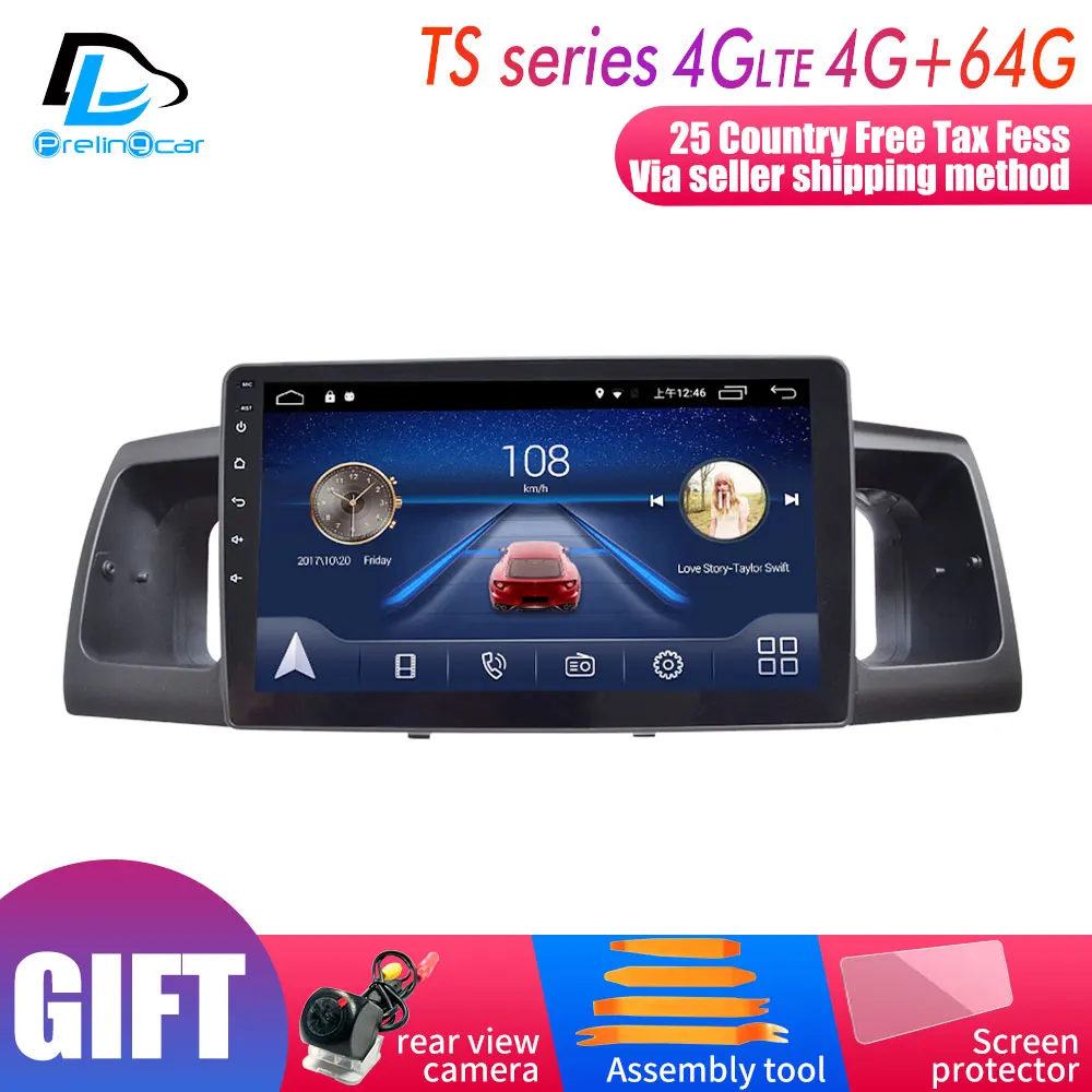 4G Lte Android 9,0 gps Мультимедийная навигационная система для Toyota Corolla EX 2013- лет автомобильный dvd-плеер Подушка подголовник радио