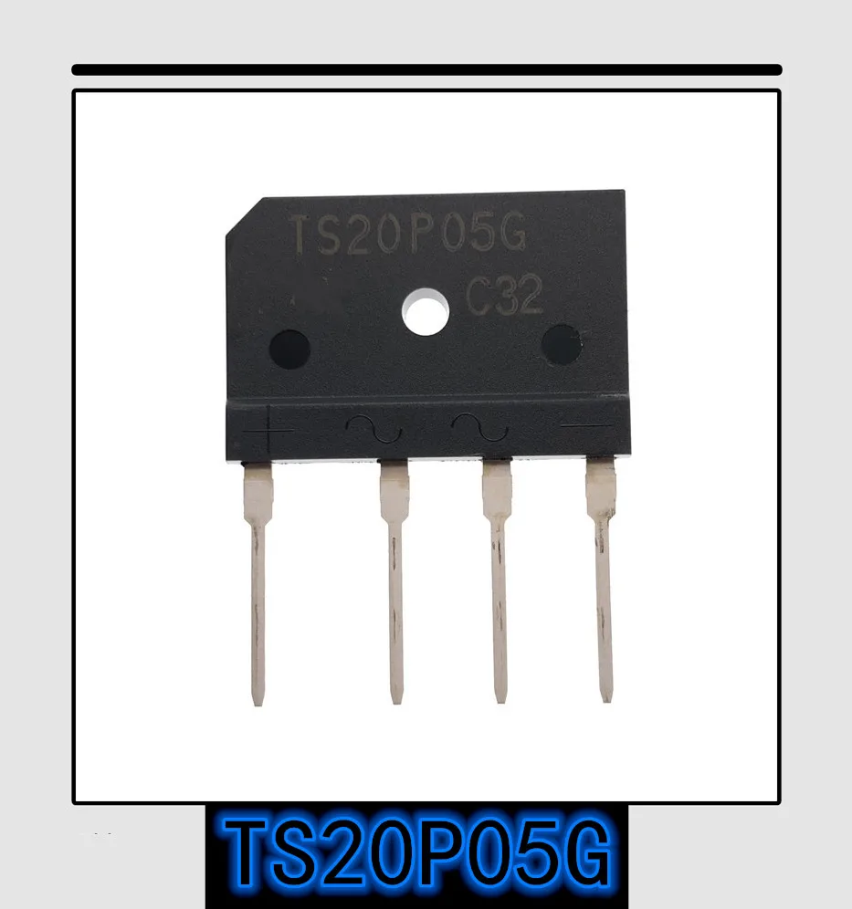 

5PCS-20PCS New original authentic TS20P05G SIP-4 TS20P05 SIP4 conductor rectifier bridge stack