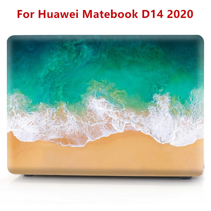 

Marble Cute Case for Matebook D 14 2020 Hard Clear Animal Notebook Laptop Shell Cover for Huawei Matebook D14 Case 2020 Funda