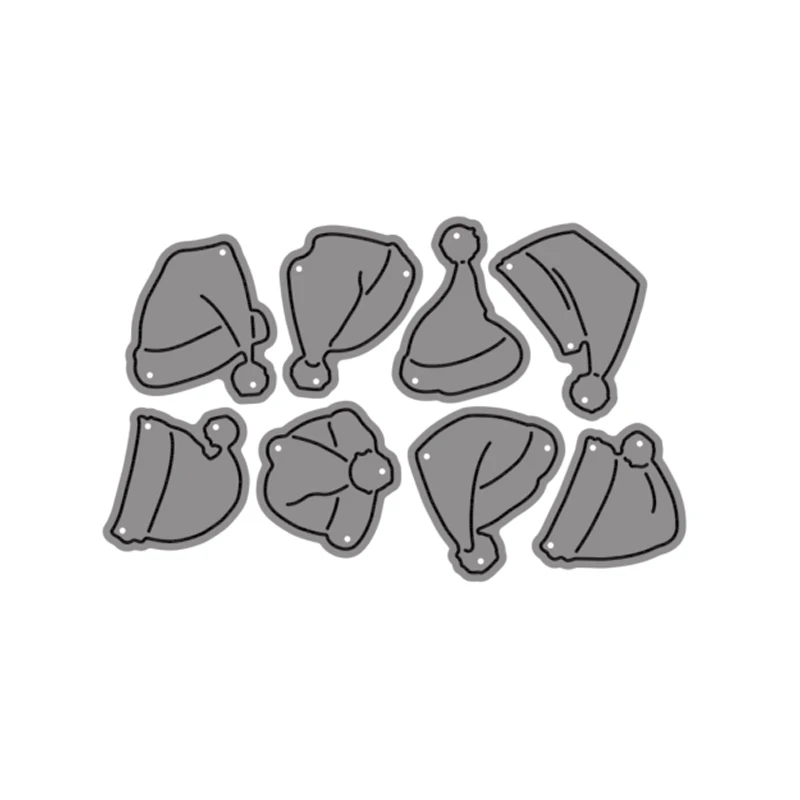 Christmas Hat Decorative Embossing Papercard Crafts Die 2021 Santa Hat Metal Cutting Dies New 2021 Scrapbook Die Cuts Christmas Hat Decorative Embossing Papercard Crafts Die 2021 Santa Hat Metal Cutting Dies New 2021 Scrapbook Die Cuts