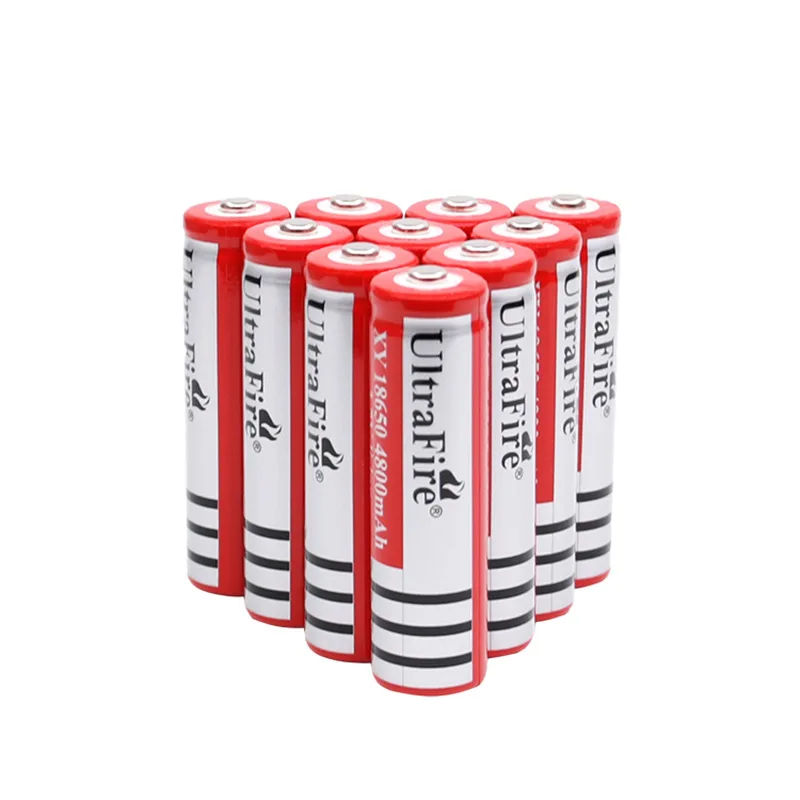 Genuine Product 18650 Lithium Battery Strong Light Flashlight Only Battery 3.7V Large Capacity High Life Rechargeable Flashlight