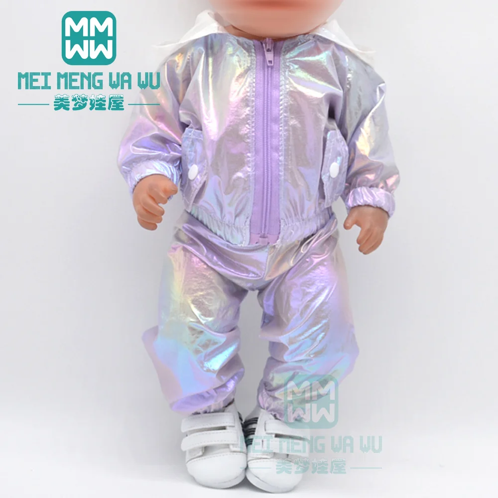 Doll Clothes 43cm Newborn Jacket Sequin Skirt Casual Christmas Gift Doll Accessories doll accessories doll clothes