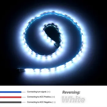 

Vehemo Trunk Strip Lights Automobile Decorative Lamp Signal Horse Race Lamp Universal Tail Box Lamp Flowing Flash SUV