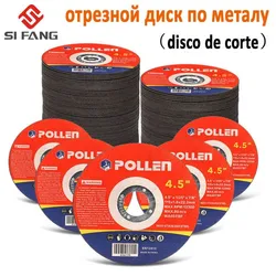 Disque de coupe pour meuleuse d'angle, en résine, 4.5mm, 5 à 60 pièces, 115 pouces 
