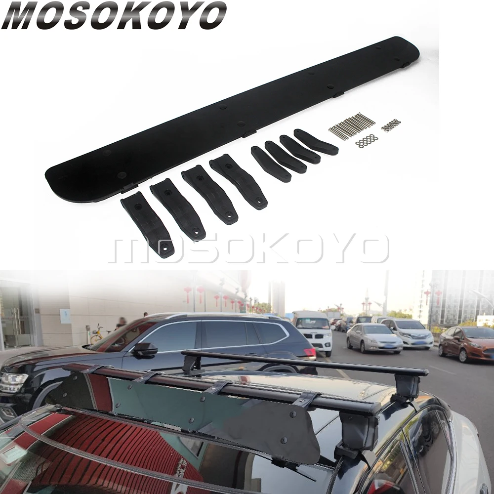 Car Top Roof Racks Windshield Fairing 40" Long Air Deflector Universal