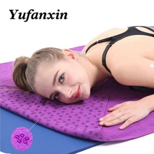 Нескользящий хлопковый Коврик для йоги, покрытие для полотенец, коврик, сливовый горошек, одеяло для йоги, для спорта, фитнеса, упражнения пилатес, коврики для гимнастики