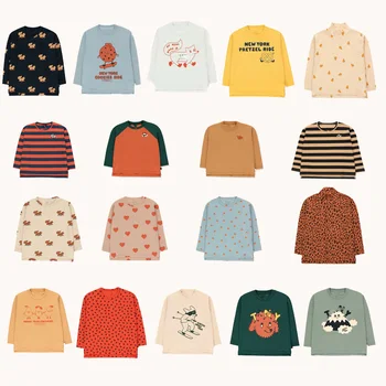 

PRE-SALE 2020 T.C. Baby Boy Clothes Thanksgiving Long Sleeve T-shirt Christmas Tshirt Girls Tops Little Girls Clothing