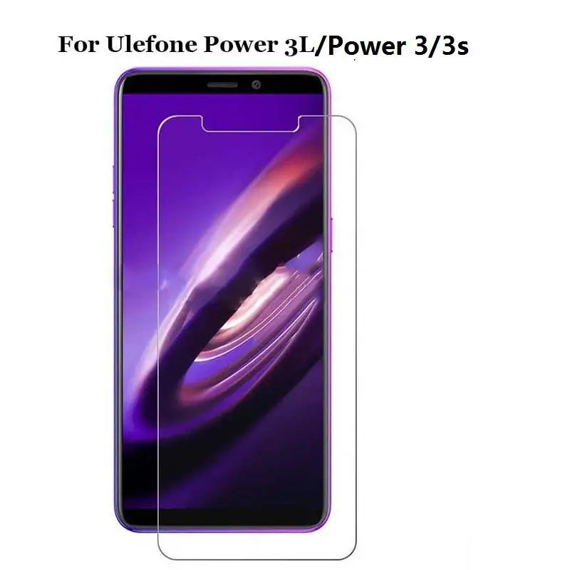 

2pcs NEW Screen Protector phone For Ulefone Power 3 / 3S / 3L phone Tempered Glass SmartPhone Film Protective Screen Cover
