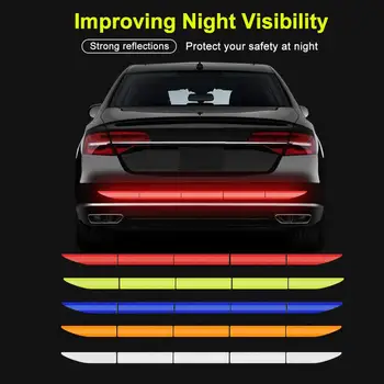 

Car Reflector Sticker 3x90cm Body Exterior Trunk Decal Auto Reflective Tape