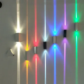 

Thrisdar Outdoor Indoor Narrow Beam LED Wall Lamp Waterproof Villa Hotel Exterior Wall Corridor Stair Aisle Line Beam Ray Lamp