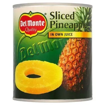 

Del Monte - Rodajas de piña en su jugo - 435 g - Pack de 2 unidades