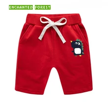 Шорты для мальчиков; летние детские штаны из хлопка; модные шорты для девочек с принтом с героями мультфильмов; штаны для малышей; Пляжные штаны с эластичным поясом