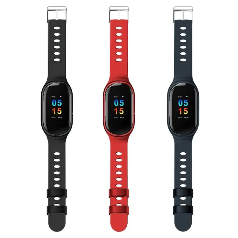 M1 Smart Watch with Bluetooth Earphones Heart Rate Monitor Smart Wristband Long Time Standby Sport Smartwatch with TWS Earbuds