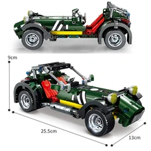 

2021 NEW High-tech Caterhams Super 7 Building Blocks Kit Bricks Racing Sport Car Creative Classic Model Toys For Children Gifts