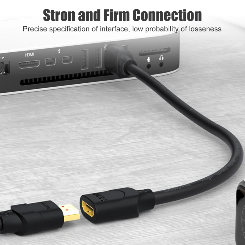 SAMZHE HDMI1.4 удлинитель кабеля для мужчин и женщин 0 5 м/1 м/2 м/3 м HDMI