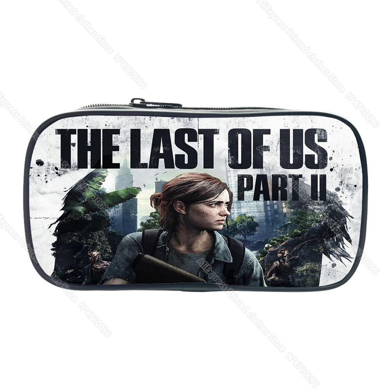 New Game The Last of Us 2 Pencil Case School Supplies for Kids Stationery 3D Print Storage Pouch Cosmetic Cases Makeup Box Bags