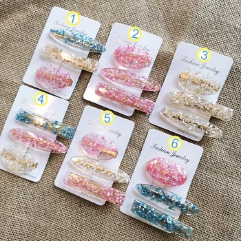

3 Pcs/set Fashion Women Stick Hairpins Vintage Oval Acrylic Hair Clips Acetic Hair Clips Hair Hook Hair Accessories Styling Tool