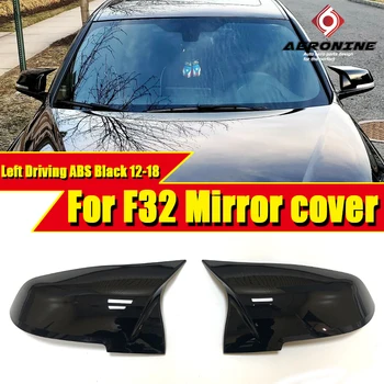 

For BMW 4 Series F32 2-door Hard top Rearview Side Mirror Cover Caps Left Driving ABS Gloss Black 1:1 Replacement 2Pcs 2012-2018
