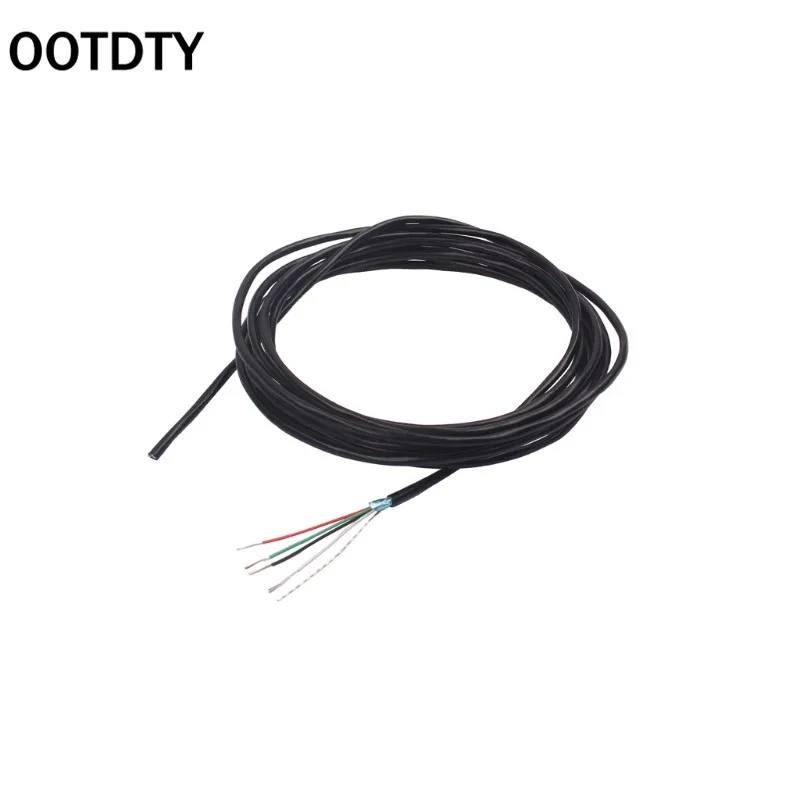 OOTDTY экранированный 4 проводника провода подключения гитары пикап кабель 24AWG 3 м длина гитары запчасти