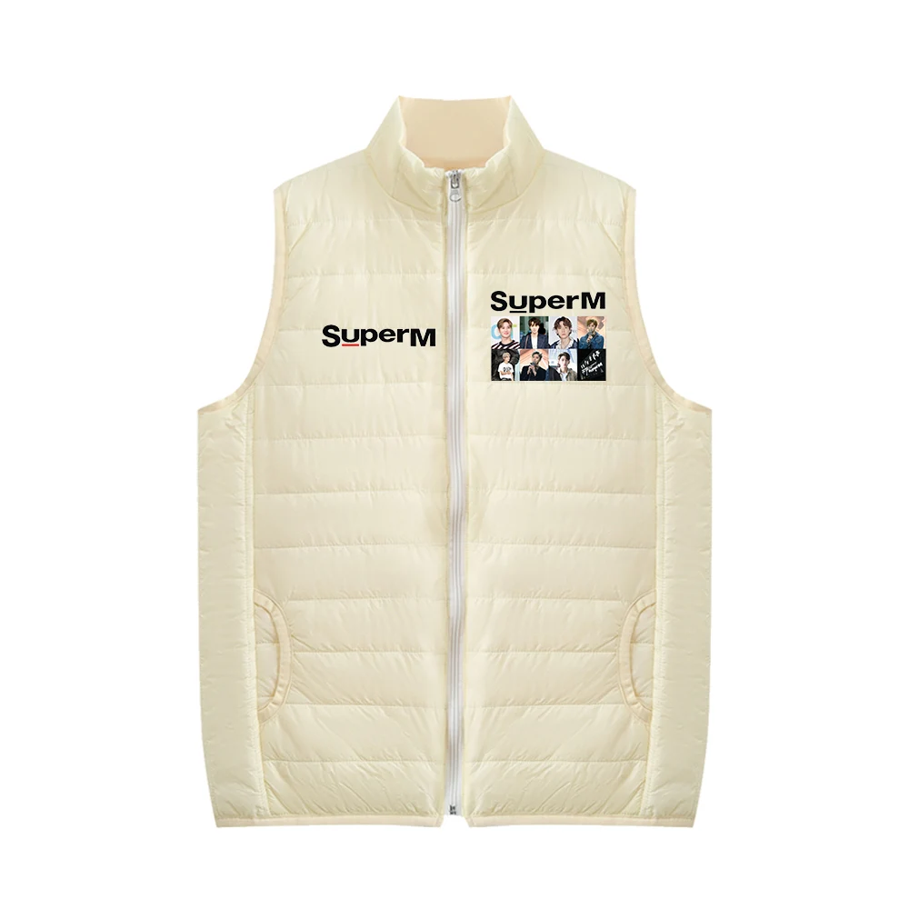 

SuperM Classic Down Coats Sleeveless 2019 design All-match style winter jacket Rayon women