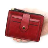 Small Fashion Credit ID Card Holder Slim Leather Wallet With Coin Pocket Man Money Bag Case For Men Mini Women Business Purse ► Photo 2/6