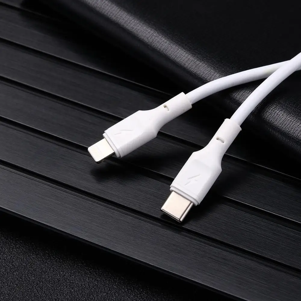 USB PD кабель type C кабель для зарядки для iPhone X XS XR 8 12 Вт PD 2.4A Быстрая зарядка 8 pin Синхронизация данных для Macbook iPad iPod