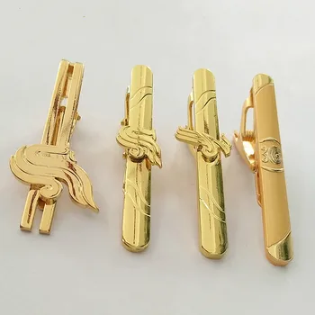 

New Fashion Style Men Women Pilot Uniform Golden Metal Tie Clips Luxurious Design Simple Business Casual Tie Clips