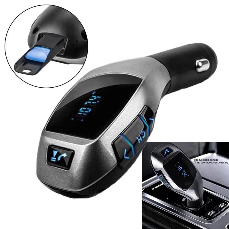 Fm-передатчик беспроводной Bluetooth Автомобильный MP3 Радио адаптер Handsfree модулятор поддержка мобильного воспроизведения музыки