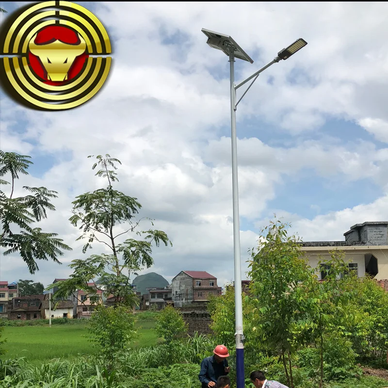 

Guangxi Liuzhou Environmentally Friendly Hot Selling 6 M Solar Street Light Countryside Road Lighting