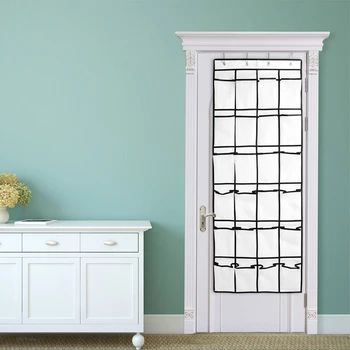 

Door shoe organizer hanging closet storage bag and space saving, heavy hook support for men Flexible Wall Rackand women