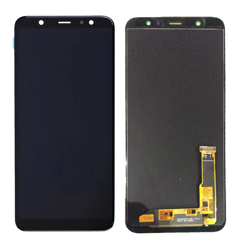 TFT Black AMOLED для samsung Galaxy A6 Plus A605 ЖК-дисплей с кодирующий преобразователь сенсорного экрана в сборе - Цвет: TFT Black